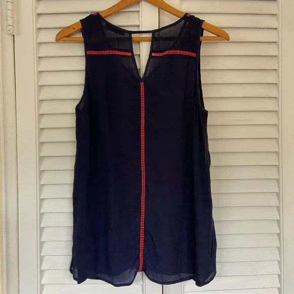 {THML} Navy Tank with Red Detailing - Medium - Picture 4 of 5